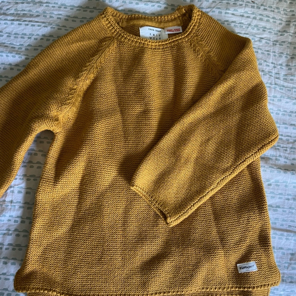 Mustard Sweater zara’s boys